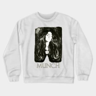 The Brooch by Edvard Munch Crewneck Sweatshirt